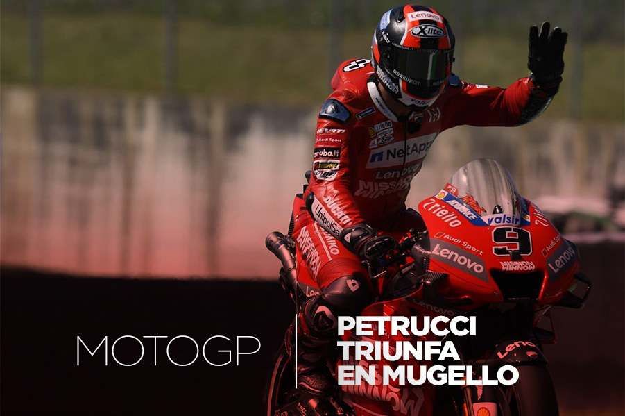 Petrucci y su estreno ganador en el GP de Italia, de este fin de semana 